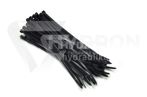 Taśma opaska kablowa UV 7,6x400mm - 100szt czarne