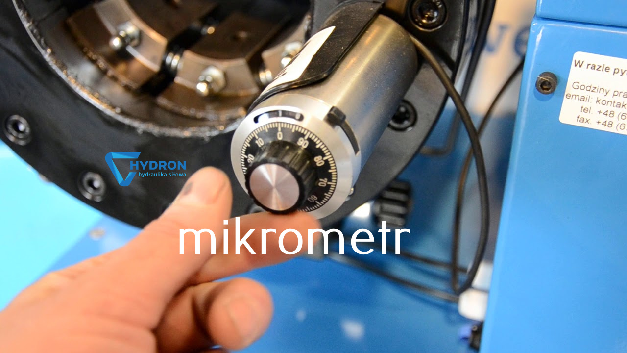 mikrometr zakuwarki - śruba mikrometryczna do prasy zaciskowej węzy