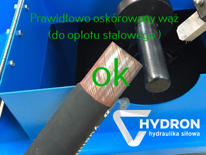 oskórowany waz hydrauliczny