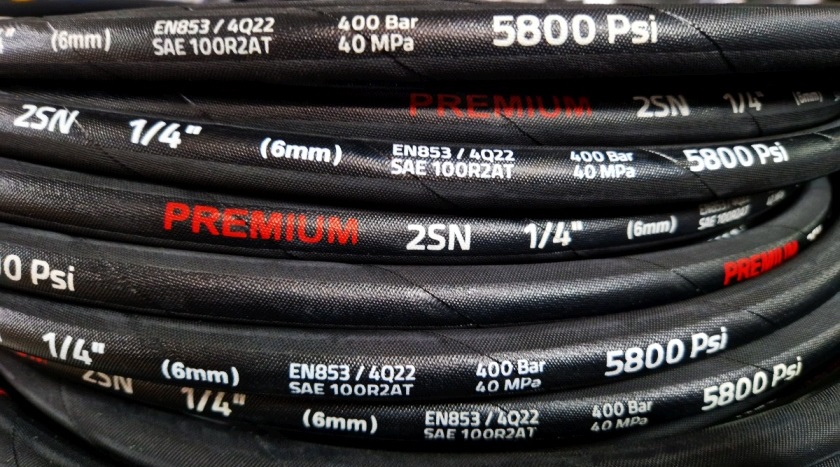 węże hydrauliczne PREMIUM - elastyczne przewody ciśnieniowe