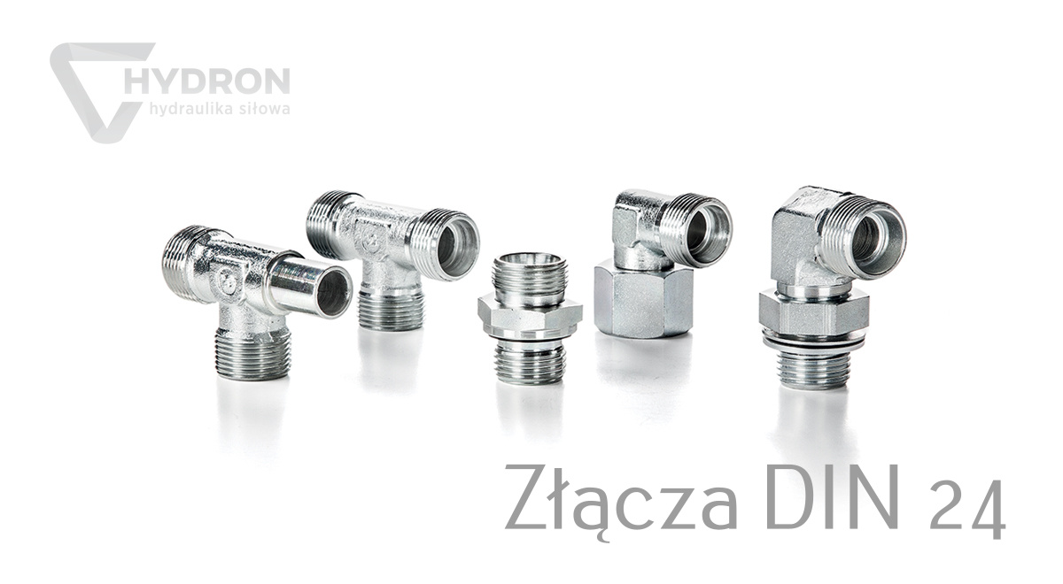 Złącza hydrauliczne metryczne DIN24 iso 8434 1 din 2353
